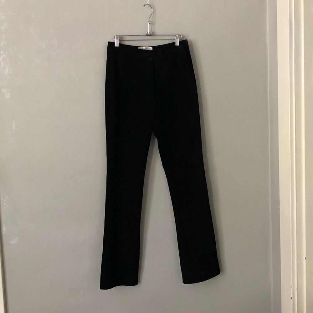 Black Suede Pants